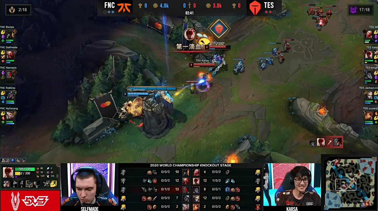 GEN绝地反击TES，Nemesis惊艳世界